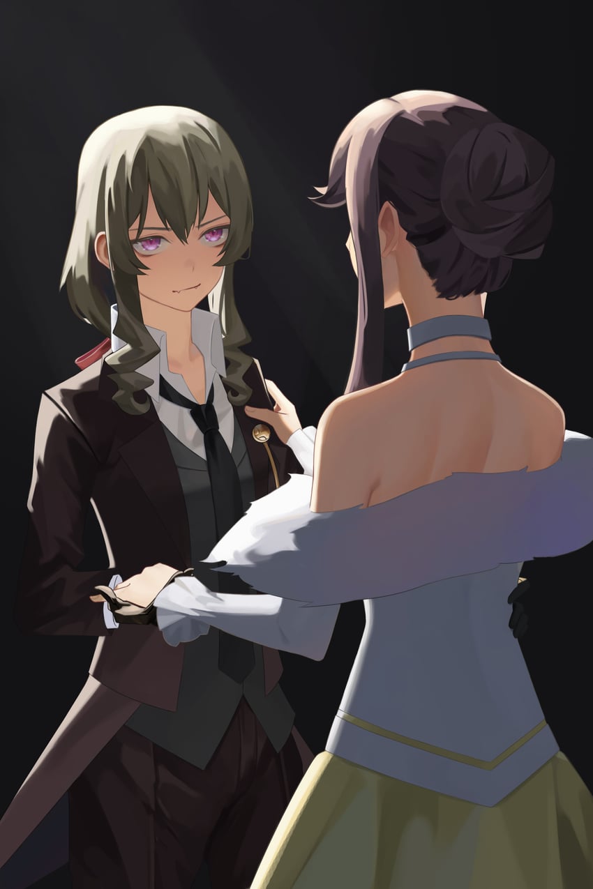 saijou claudine and tendou maya (shoujo kageki revue starlight and 1 more) drawn by guyijun