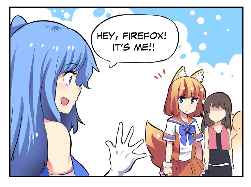 internet explorer and firefox (internet explorer and 1 more) drawn by hinghoi and merryweather