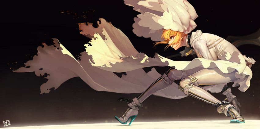 nero claudius (fate and 2 more) drawn by duto