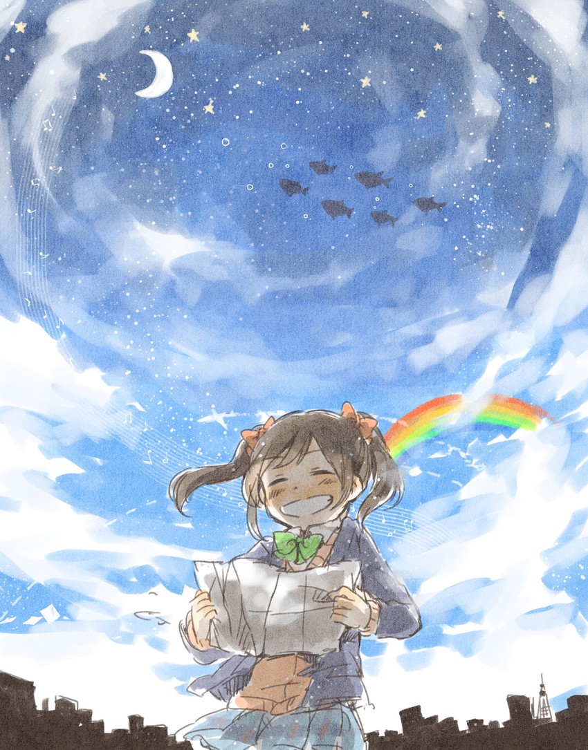yazawa nico (love live! and 1 more) drawn by natsutaro_(sss_stn)