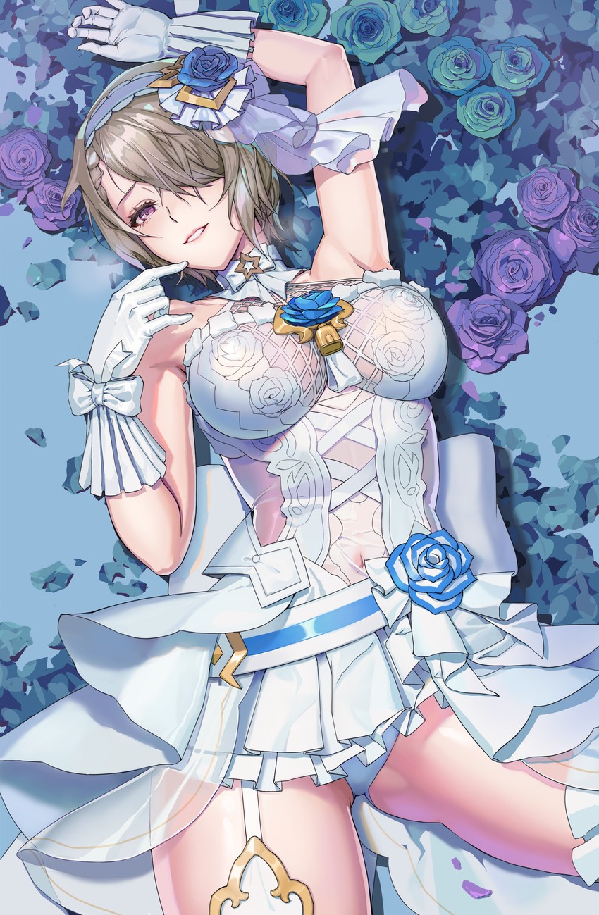 rita rossweisse (honkai and 1 more) drawn by zhy1997