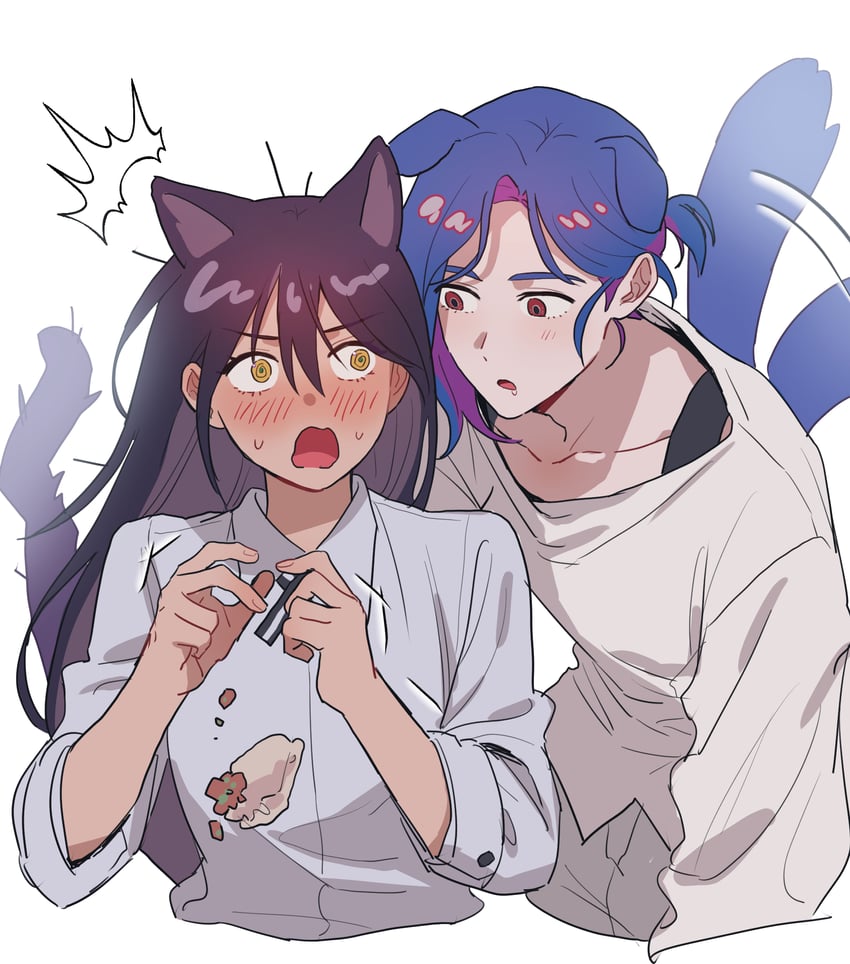 shuji ito and nyaan (gundam and 1 more) drawn by otakulifewow