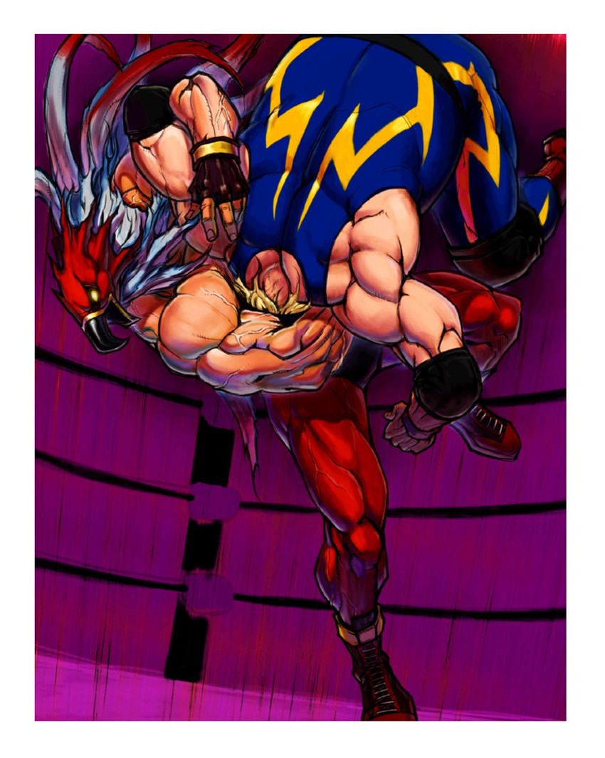 tizoc and raiden (the king of fighters and 3 more) drawn by hiroaki_(kof)