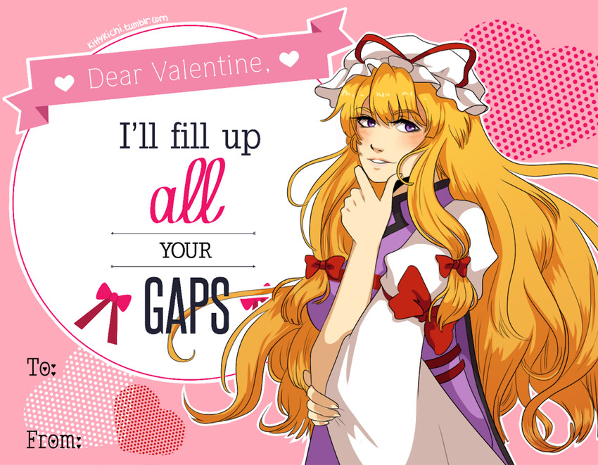 yakumo yukari (touhou) drawn by veronica_campbell