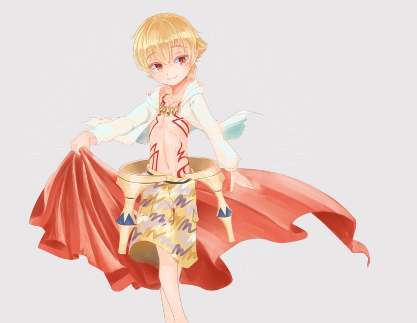 gilgamesh and child gilgamesh (fate and 1 more) drawn by soumen_nigoki