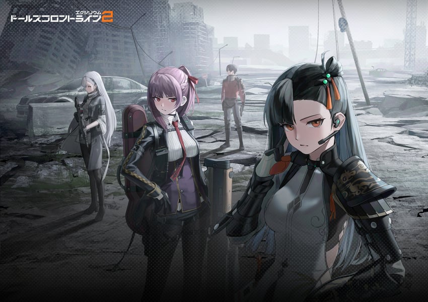 wa2000, commander, makiatto, ak-alfa, tololo, and 2 more (girls' frontline and 1 more) drawn by orini