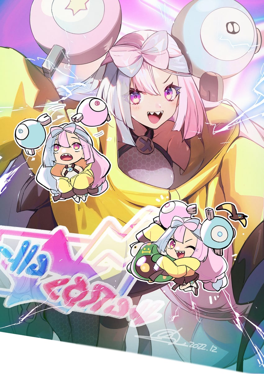 iono and bellibolt (pokemon and 1 more) drawn by no-kan