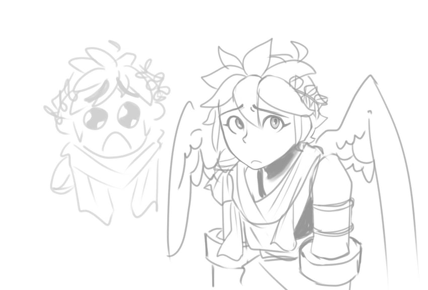 pit (kid icarus and 1 more) drawn by surachibee