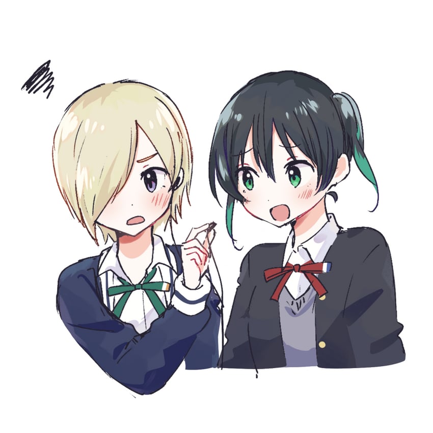 takasaki yu and mia taylor (love live! and 1 more) drawn by watanabe_nako