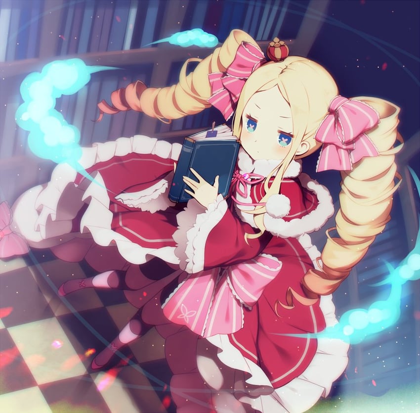beatrice (re:zero kara hajimeru isekai seikatsu) drawn by honda_tamanosuke