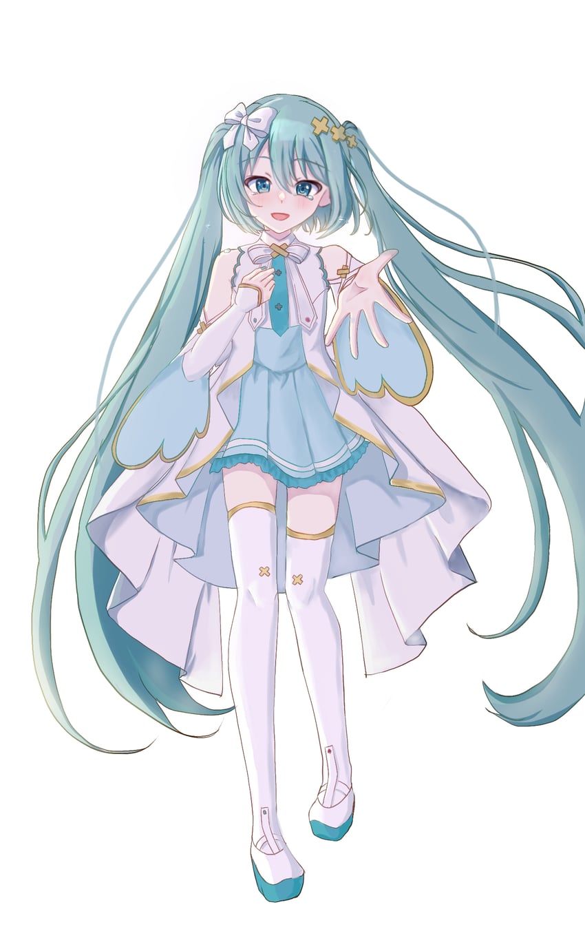hatsune miku and hiramado miku (vocaloid and 2 more) drawn by fkxc4858