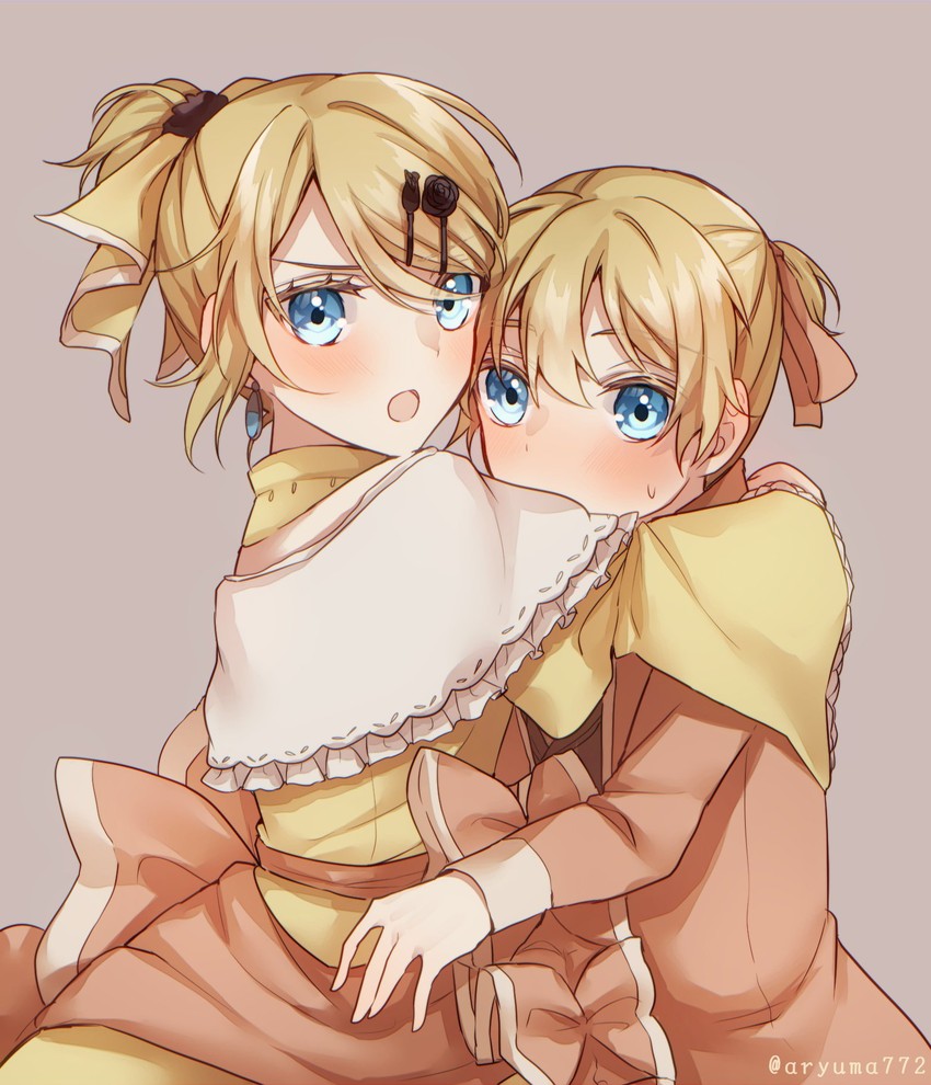 kagamine rin, kagamine len, riliane lucifen d'autriche, and allen avadonia (vocaloid and 3 more) drawn by aryuma772