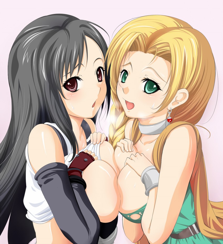 tifa lockhart and bianca (final fantasy and 3 more) drawn by katori_(mocchidou)