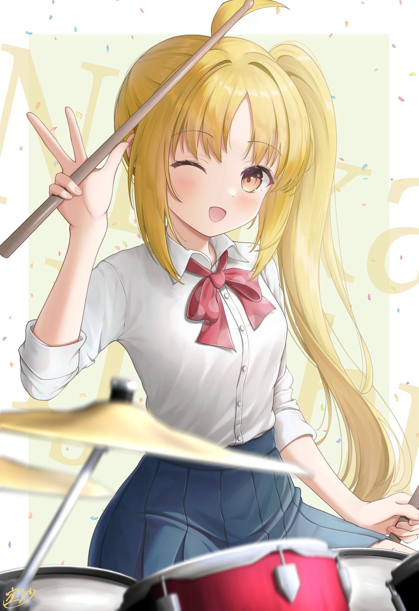 ijichi nijika (bocchi the rock!) drawn by sola_num_5130
