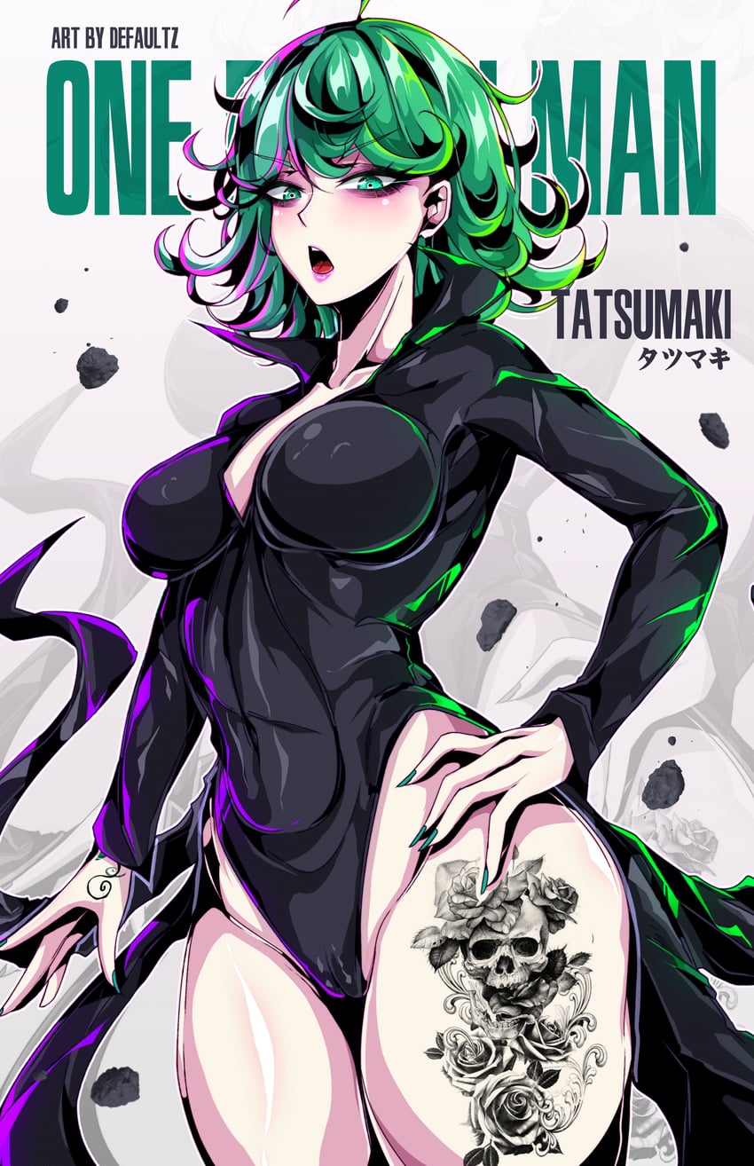 tatsumaki (one-punch man) drawn by defaultz