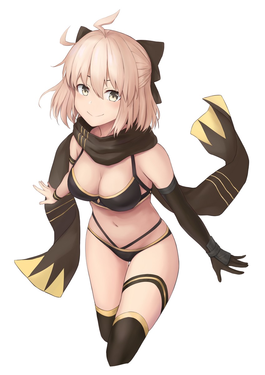okita souji and okita j. souji (fate and 2 more) drawn by hosh