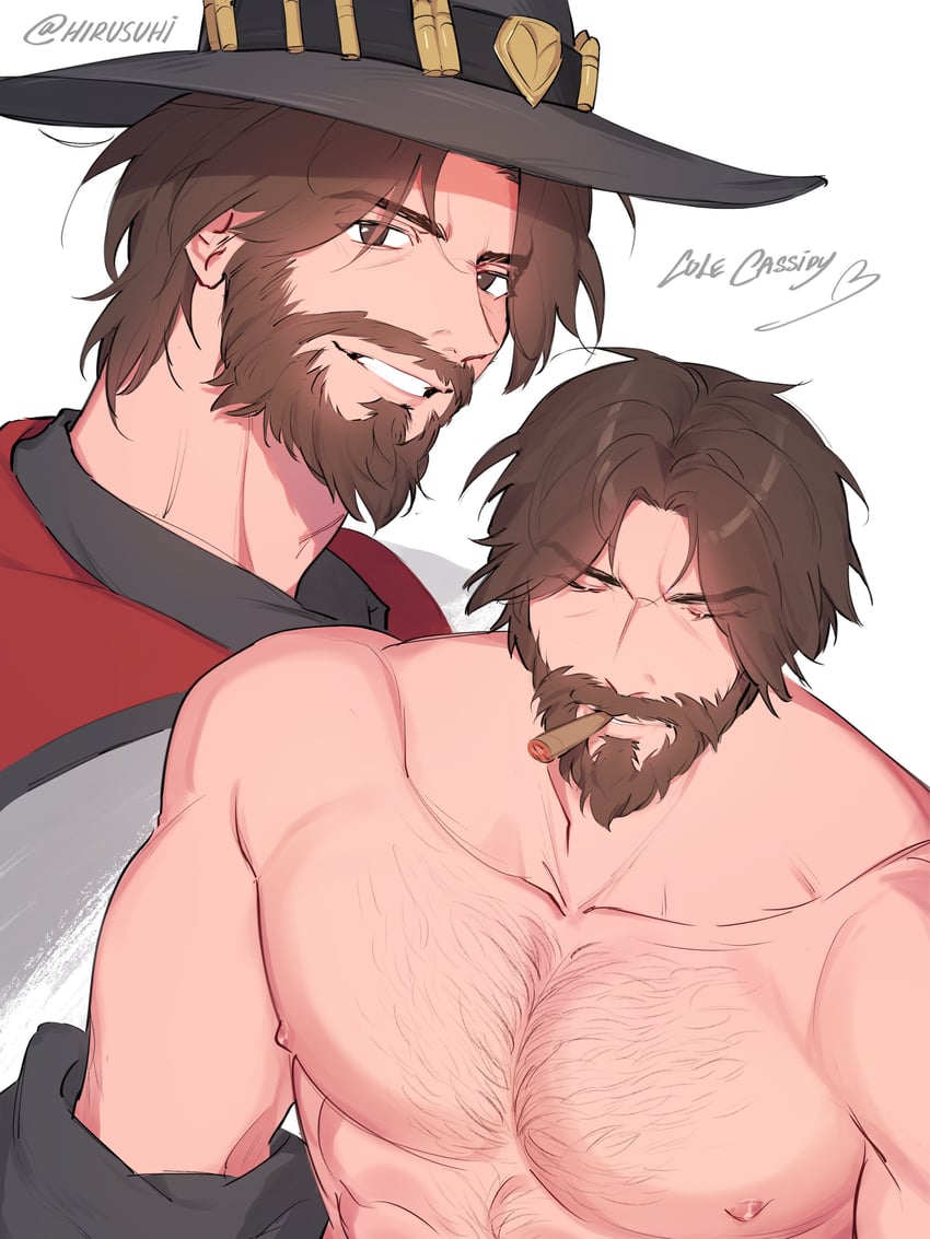 cassidy (overwatch and 1 more) drawn by hirusuhi | Danbooru