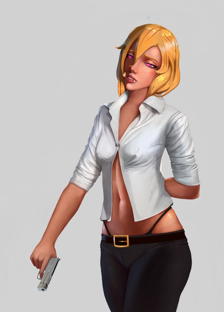 bianca winterborn (the black dragon) drawn by horny_poro