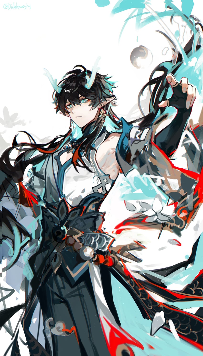 dan heng (honkai and 1 more) drawn by dichlorvos