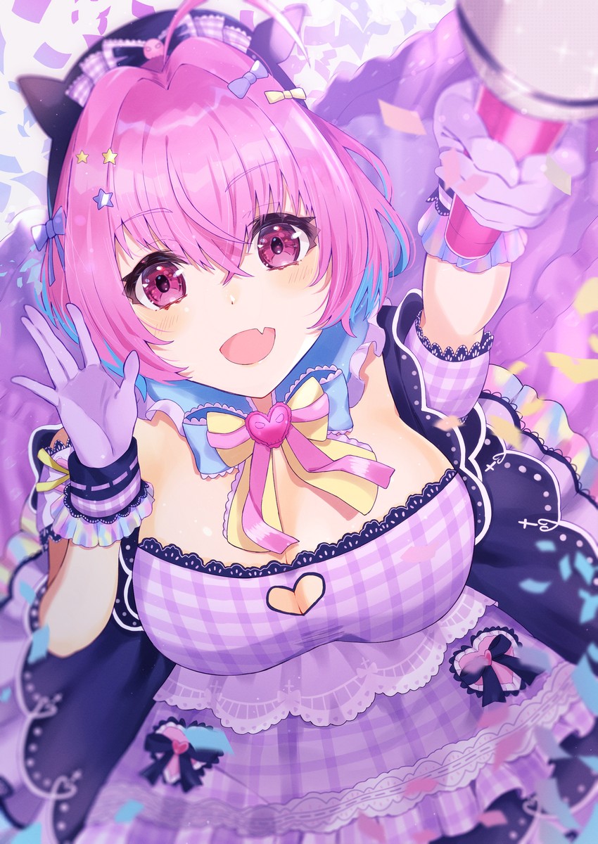 yumemi riamu (idolmaster and 1 more) drawn by haru_yu