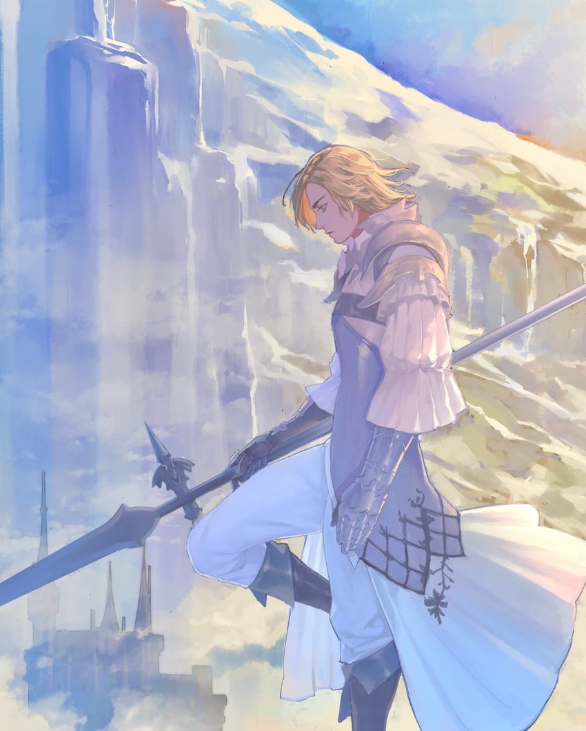 dion lesage (final fantasy and 1 more) drawn by ajpp6