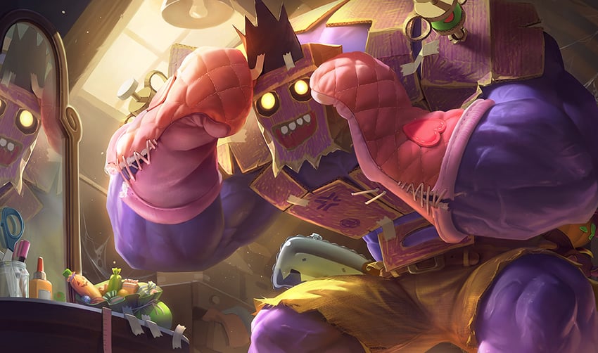 dr. mundo and mundo mundo (league of legends) drawn by svetlana_tigai