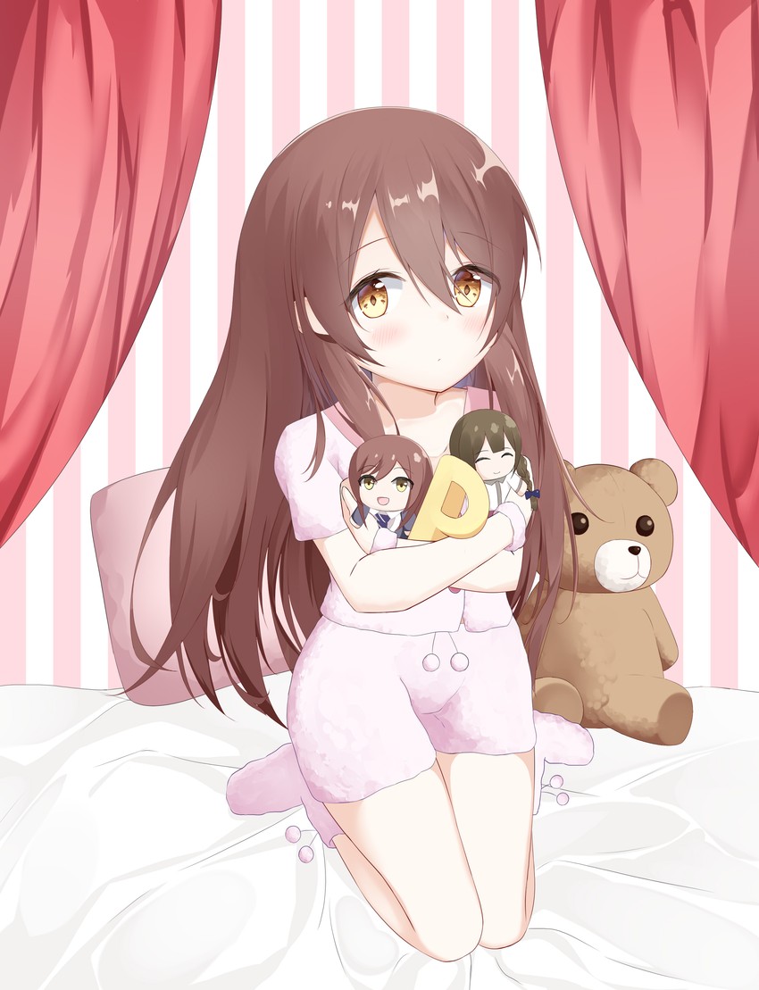 producer, p-head producer, osaki amana, kuwayama chiyuki, and osaki tenka (idolmaster and 1 more) drawn by roido_(taniko-t-1218)
