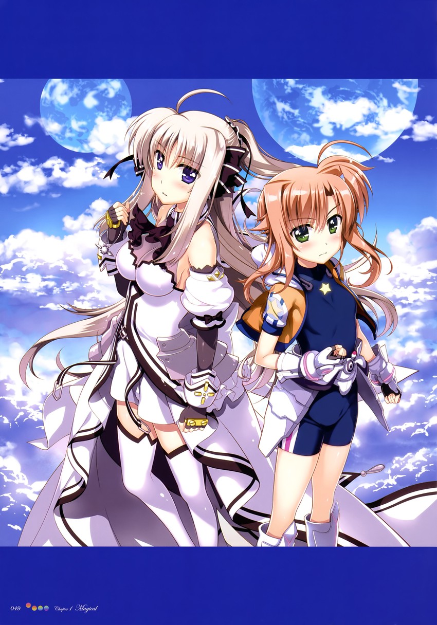 rinne berlinetta, miura rinaldi, star saber, and scuderia (lyrical nanoha and 1 more) drawn by fujima_takuya