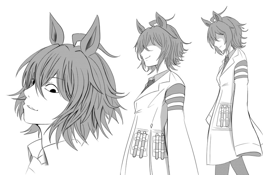 agnes tachyon (umamusume and 1 more) drawn by aonoji