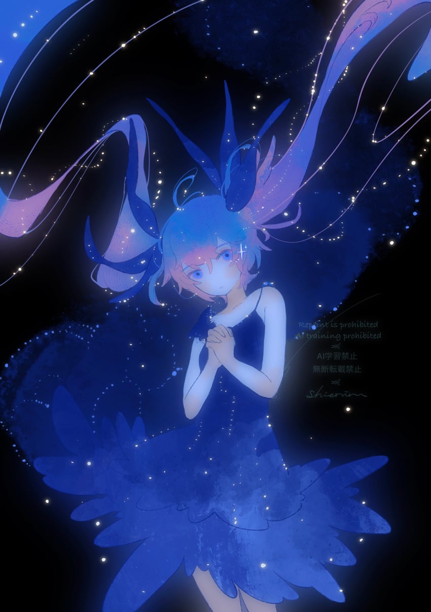 hatsune miku (vocaloid and 1 more) drawn by shieriru