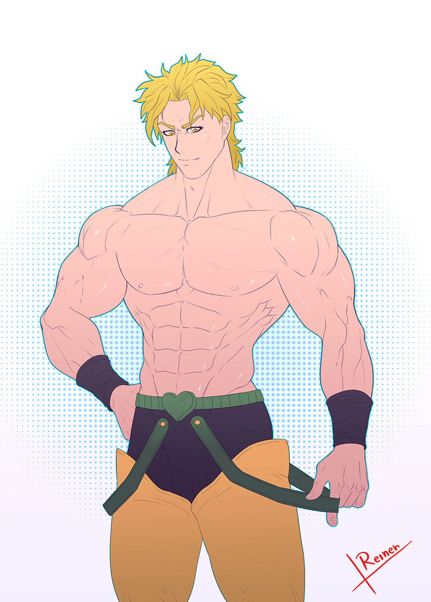 dio brando (jojo no kimyou na bouken and 1 more) drawn by reiner55