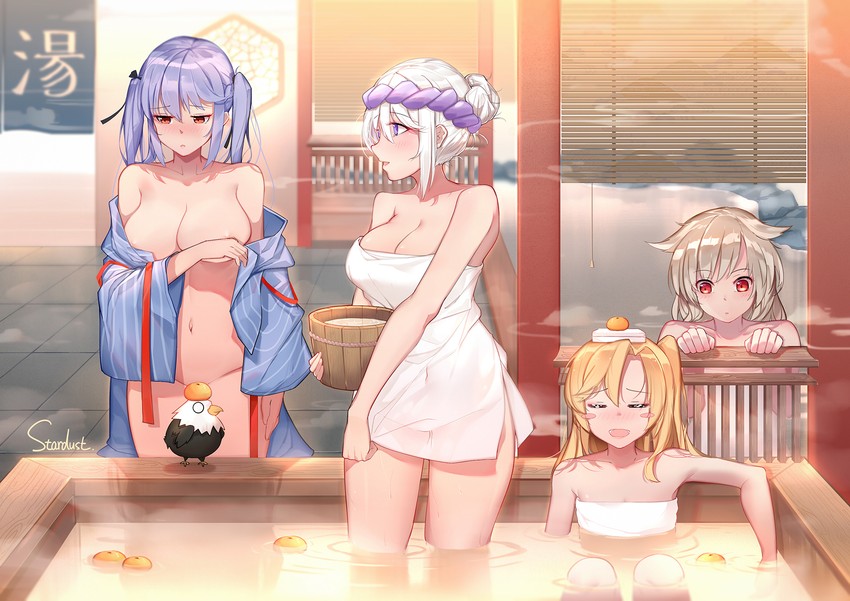 enterprise, cleveland, essex, grim, and montpelier (azur lane) drawn by stardust_(chen'ai_weiding)