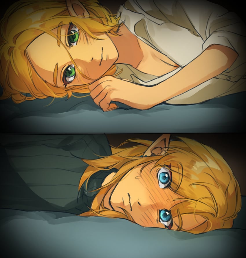 link and princess zelda (the legend of zelda and 1 more) drawn by didi_en_ilu