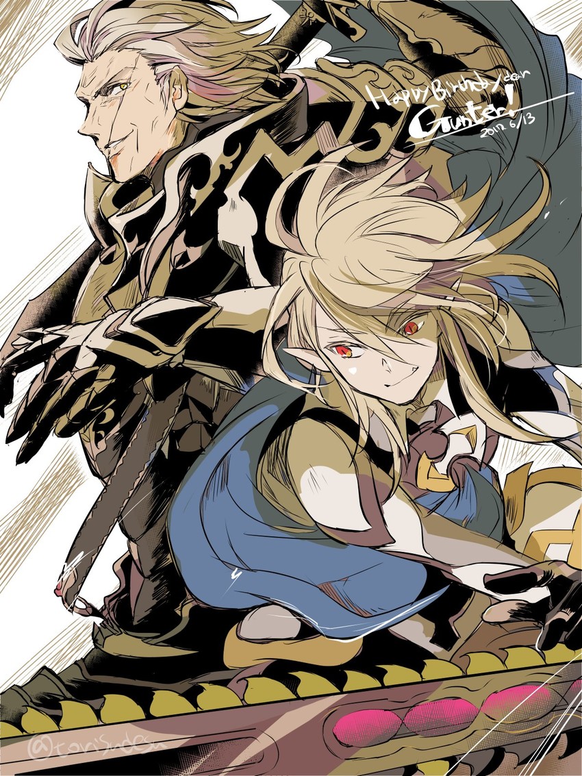 male corrin and gunter (fire emblem and 1 more) drawn by torisudesu