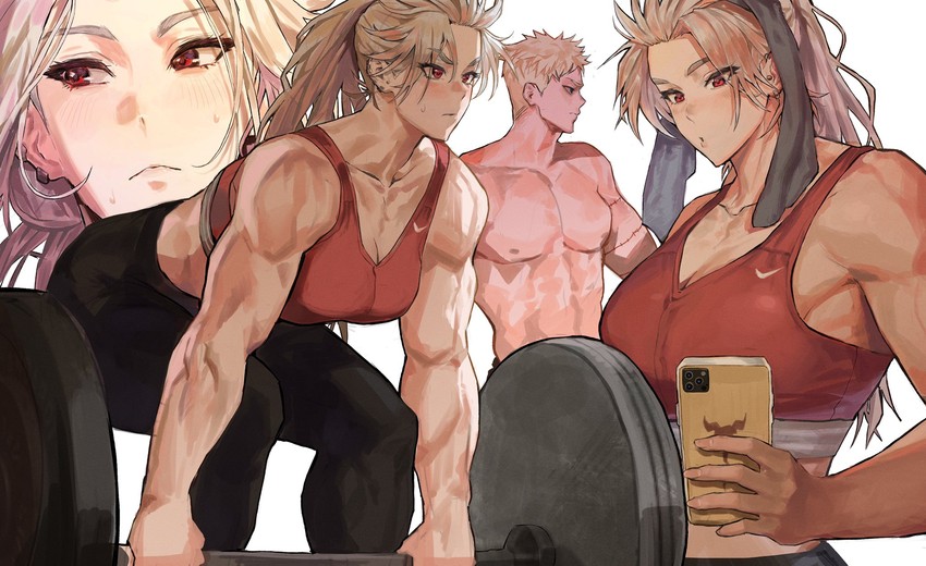 noi and shin (dorohedoro) drawn by park_ongjol