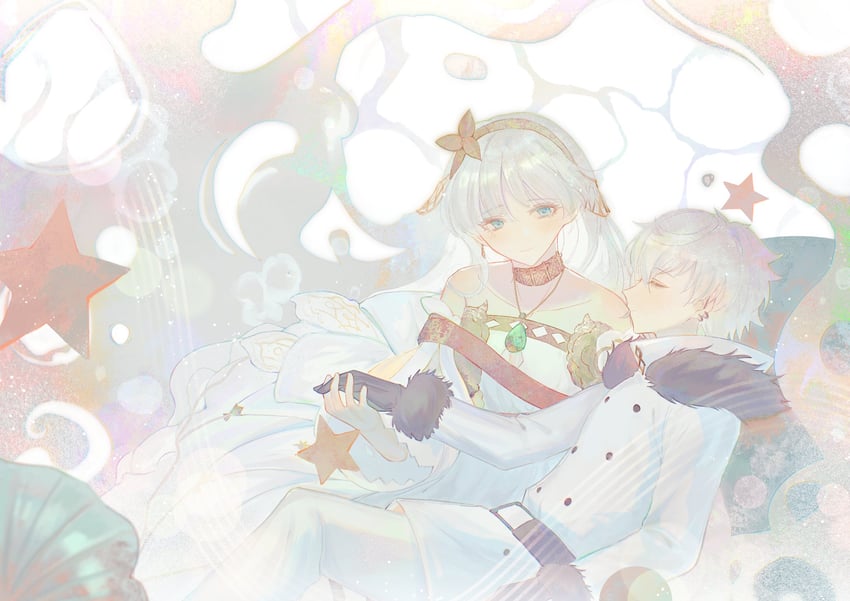 anastasia and kadoc zemlupus (fate and 1 more) drawn by guiyuchen21490