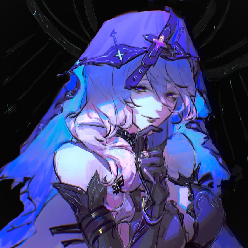 black swan (honkai and 1 more) drawn by tanyaf2022