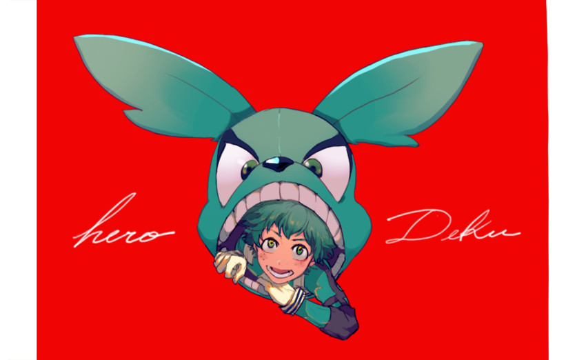 midoriya izuku (boku no hero academia) drawn by rikyuu
