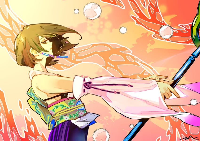 yuna (final fantasy and 1 more) drawn by mochi_(hanamaruudondesu)