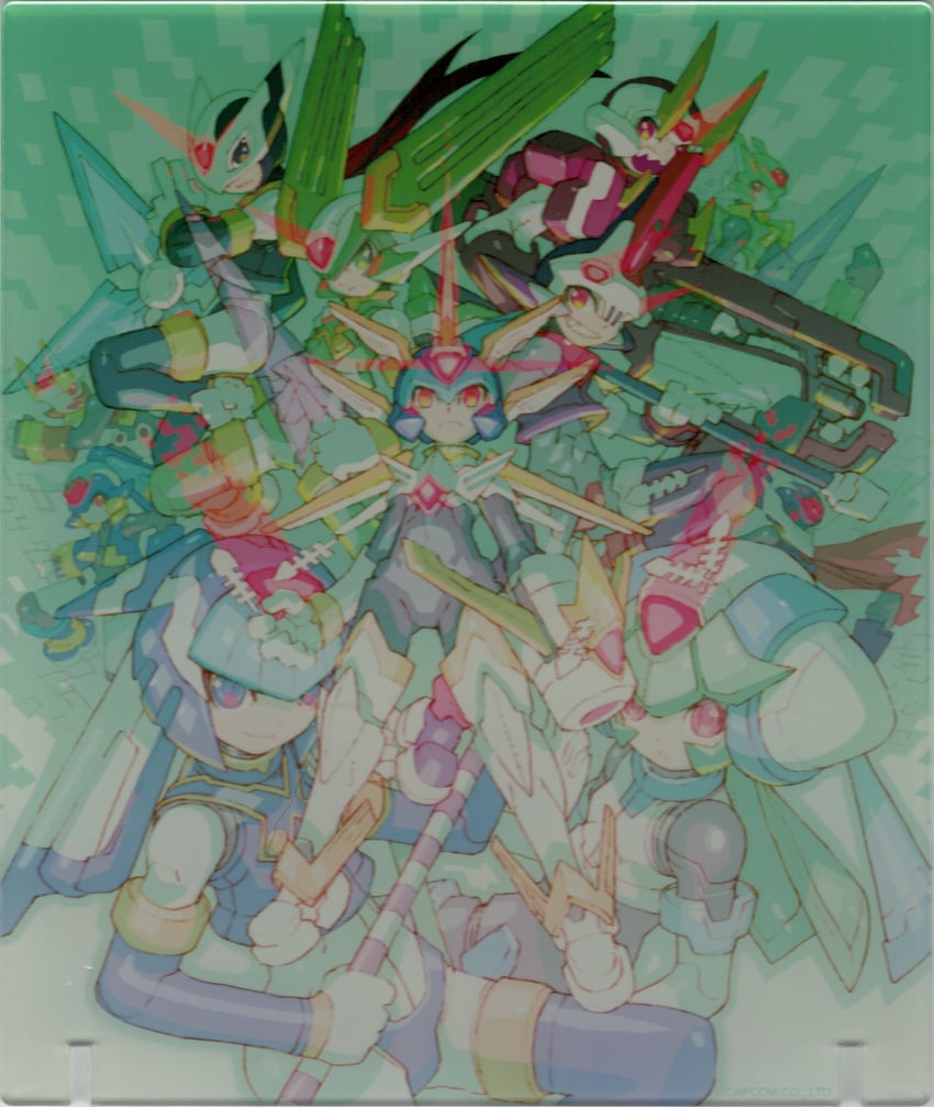 fairy leviathan, pandora, model w, sage harpuia, copy x, and 11 more (mega man and 3 more) drawn by nakayama_tooru