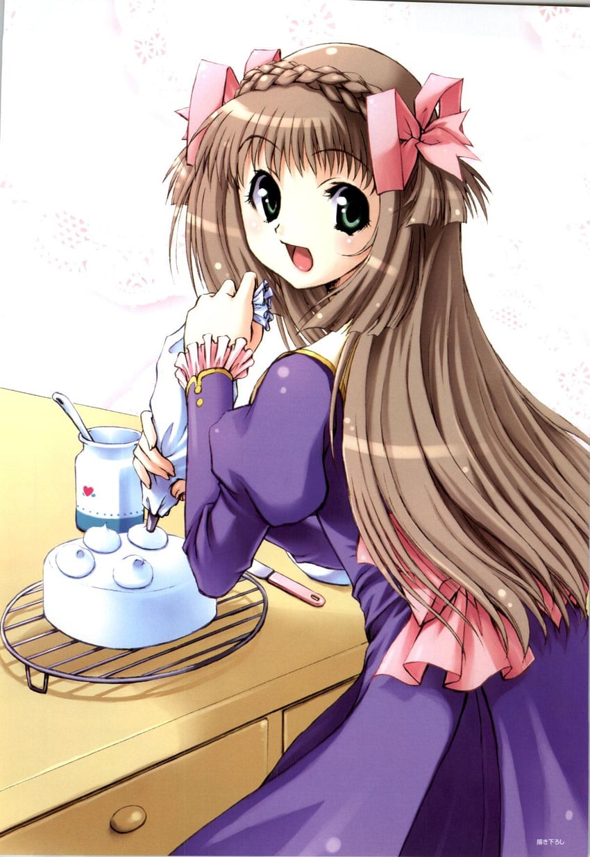 celery periwinkle (bistro cupid and 1 more) drawn by pandaki_(aki)