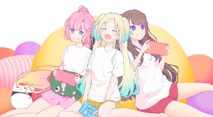 fujishima megumi, osawa rurino, anyoji hime, gonzales, and tsuru (love live! and 1 more) drawn by aoiao