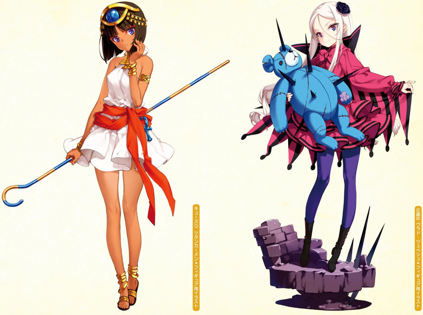 vlad tepes and tutankhamun (eiyuu senki) drawn by oyari_ashito