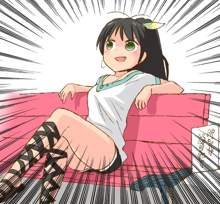 ganaha hibiki (idolmaster) drawn by abekawa