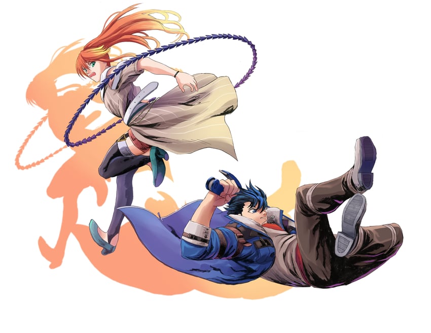 van arkride and judith lanster (eiyuu densetsu and 2 more) drawn by aa_naruhhodo