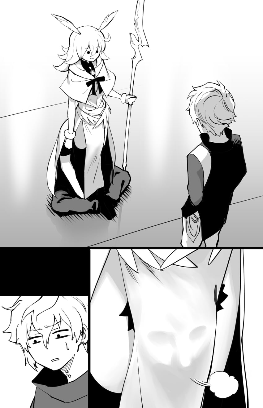 fujimaru ritsuka, kadoc zemlupus, valkyrie, and hildr (fate and 1 more) drawn by hirunagi