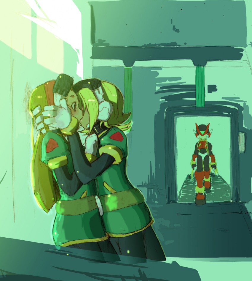 zero, zero(z), rouge, and joan (mega man and 1 more) drawn by hoketsu