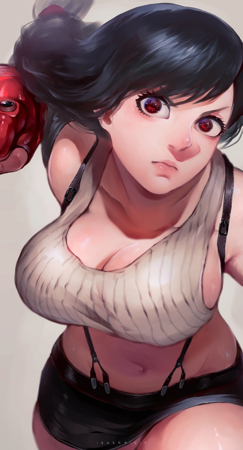 tifa lockhart (final fantasy and 1 more) drawn by ibuo_(ibukht1015)