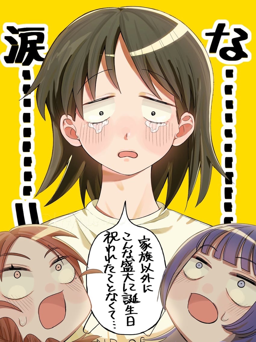 hatono chihiro, fujii ayame, and uchida momo (futsuu no keion-bu) drawn by sinyojurn
