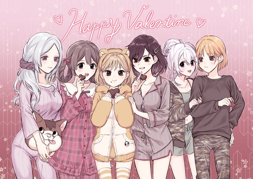 tokime shizuka, toki sunao, miura asahi, hiroe chiharu, aoba chika, and 1 more (mahou shoujo madoka magica and 1 more) drawn by yukishiro_(hitsuji)